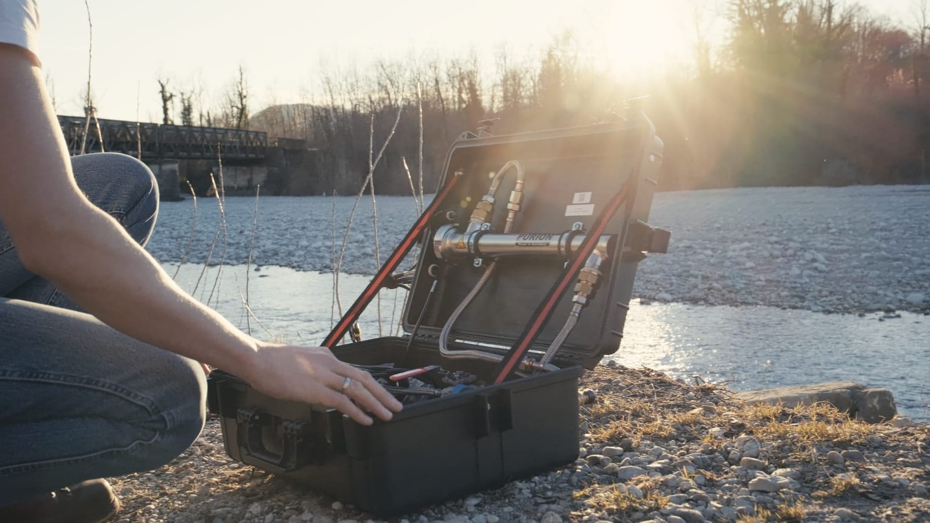 Image of a DIY water filtering system for overlanders